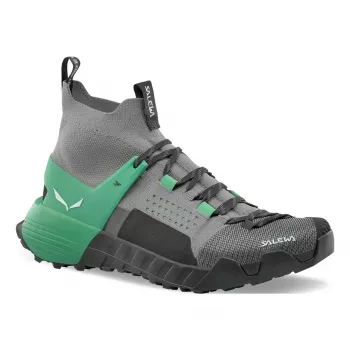 SALEWA Wildfire NXT Knit scarpe da avvicinamento donna - Alloy/Irish Green - UK 5.5 (EU 38.5)