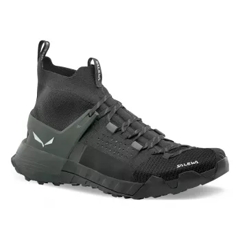 Salewa Wildfire NXT Knit scarpe da avvicinamento donna - Onyx/Dark Olive - UK 6.5 (EU 40)