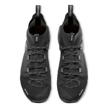 Salewa Wildfire NXT Knit scarpe da avvicinamento donna - Onyx/Dark Olive - UK 6.5 (EU 40)