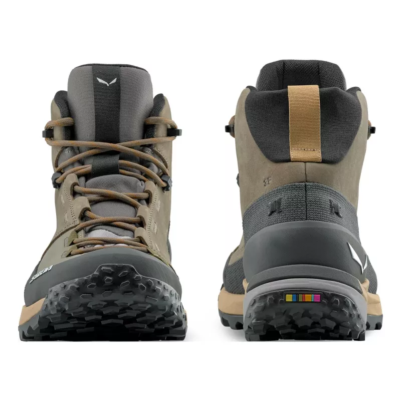SALEWA scarpe Puez Leather Mid PTX Bungee Cord Onyx UK 8.5