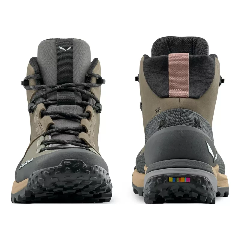 SALEWA Puez Leather Mid PTX scarpe da escursionismo donna - Bungee Cord / Onyx