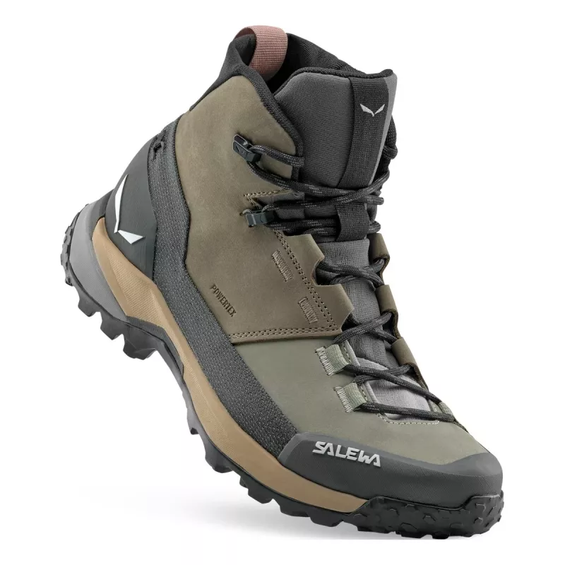 SALEWA Puez Leather Mid PTX scarpe da escursionismo donna - Bungee Cord / Onyx
