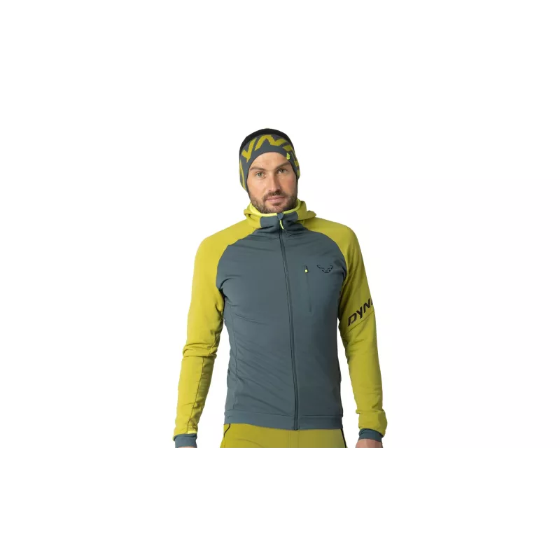 SALEWA Dynafit Radical Polartec giacca con cappuccio - Golden Lime - taglia S