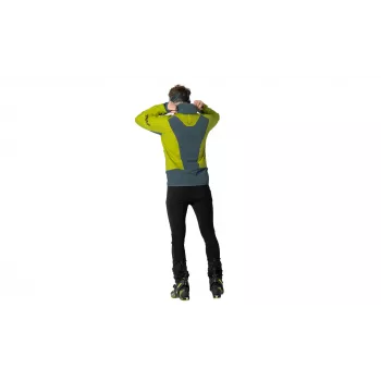 SALEWA Mezzalama giacca Polartec Alpha - Golden Lime - 0720 - XL DYNAFIT