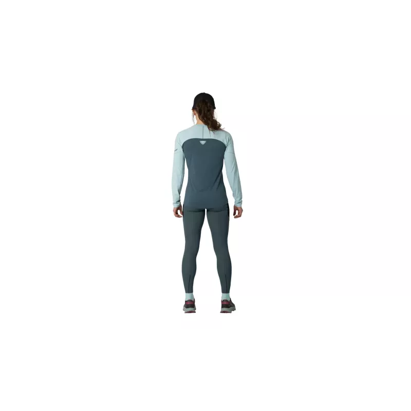 SALEWA Women's Dynafit Alpine Pro L/S Tee - Cloud Blue, taglia XS