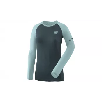 SALEWA Women's Dynafit Alpine Pro L/S Tee - Cloud Blue, taglia L