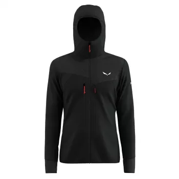 Salewa Agner Polarlite Hooded Jacket - Black Out - taglia S