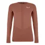 Salewa Zebru Medium Warm AMR L/S Maglia da donna - Etruscan Red, taglia M