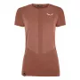 Salewa Zebru Medium Warm AMR T-shirt da donna - Etruscan Red, XS