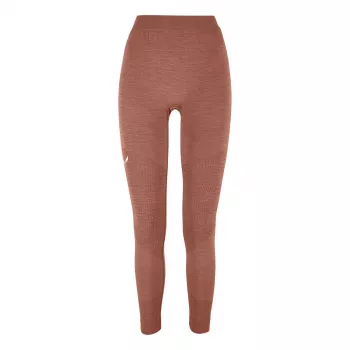 Salewa Zebru Responsive Tight Leggings baselayer da donna - Etruscan Red, taglia M