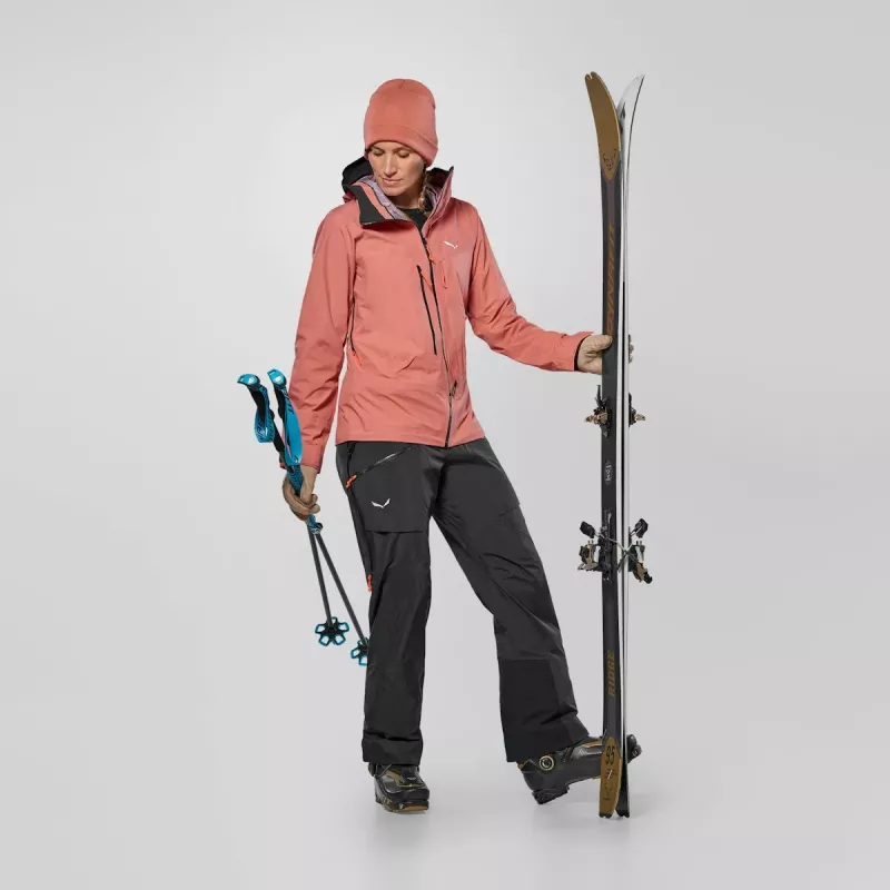 Salewa Sella 3L PTX Giacca da donna - Desert Pink - taglia S