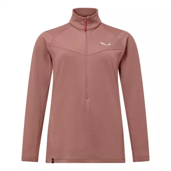 SALEWA Puez Cammino Pile Desert Pink 38 M Giacca in pile full-zip da donna