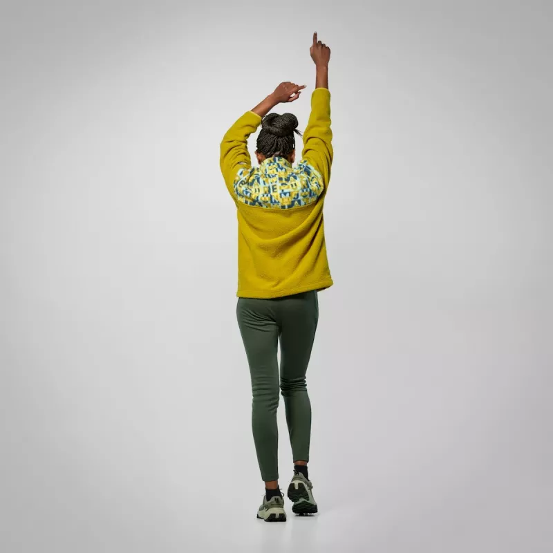 SALEWA felpa Eagle Anniversary half-zip pullover Olive Oil XL