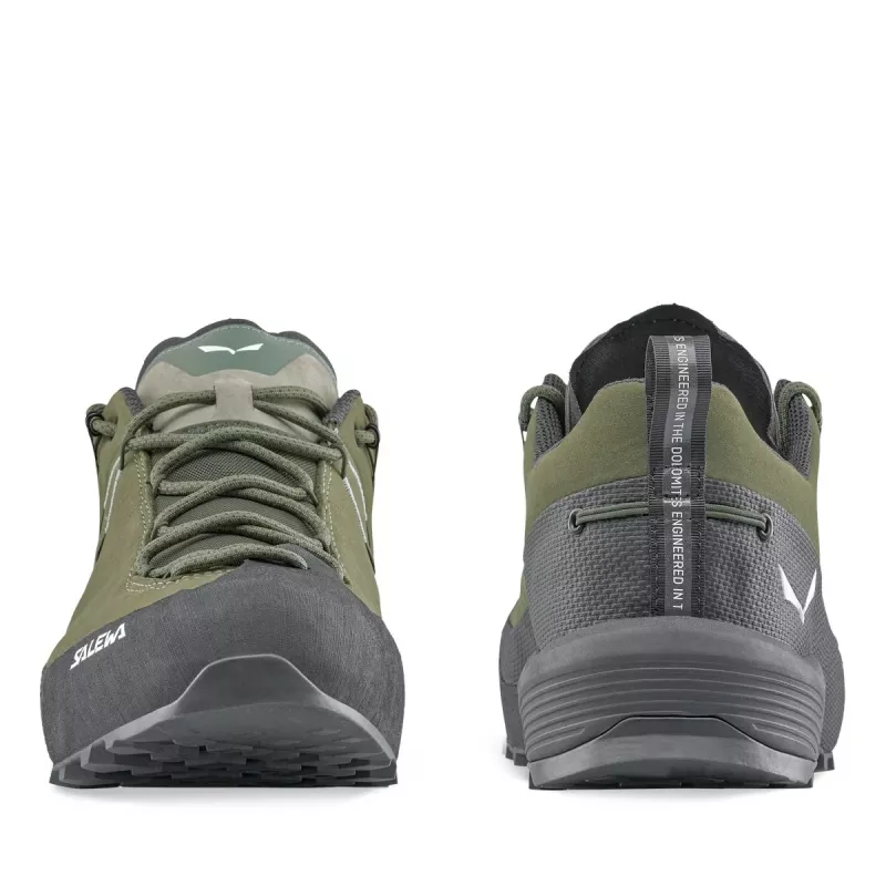 Salewa Wildfire Leather 2 GTX Scarpe da avvicinamento - Faded Green/Black, EU 44.5