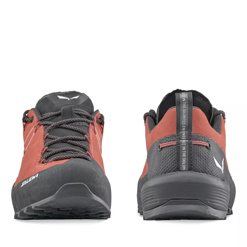Salewa Wildfire Leather 2 GTX Women's Approach Shoe - Etruscan Red/Black, taglia 36.5