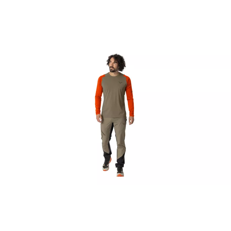 SALEWA Dynafit Transalper L/S Tee Maglia a maniche lunghe - Fallen Rock taglia M