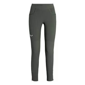 Salewa Agner Dst Tights donna pantaloni arrampicata aderenti - Faded Green, taglia M