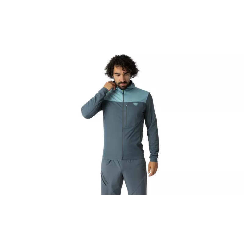 Dynafit Traverse Thermal giacca con cappuccio, blu fumo, M