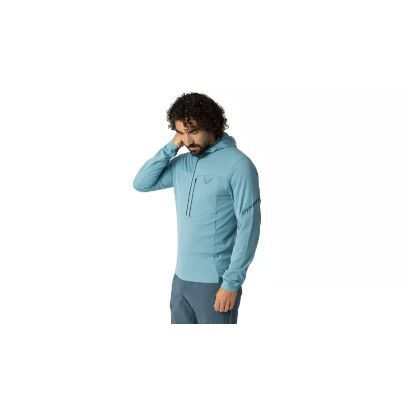 Dynafit Traverse Thermal 1/2 Zip felpa, blu fumo, L