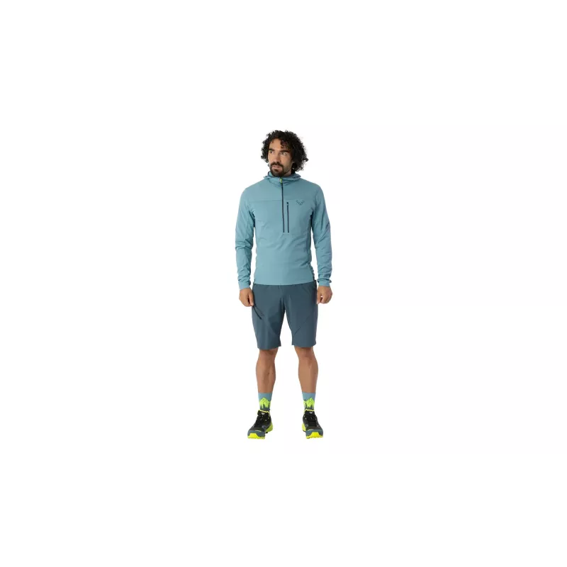 Dynafit Traverse Thermal 1/2 Zip felpa, blu fumo, L