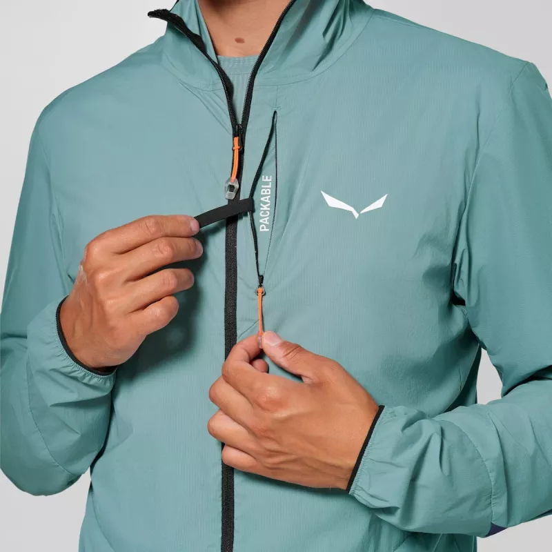 Salewa Pedroc Wind HD Light Jacket softshell - Willow - taglia M
