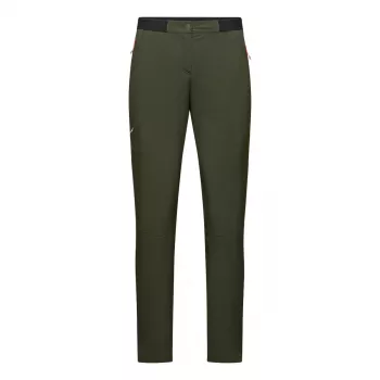 Salewa Pedroc 5 Dst Pant pantaloni softshell da donna - Dark Olive, taglia M