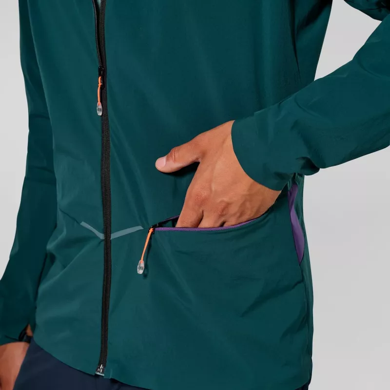 Salewa Pedroc Dst Light Jacket softshell - Pond Blue - taglia M