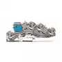 WAGO 2005-7641 TOPJOB S morsetto passante, 6 mm², grigio, 800 V, 41 A