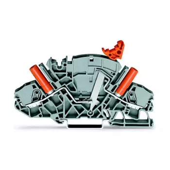 WAGO 2007-8821 blocco morsetti push-in a 3 conduttori, 10 mm², grigio
