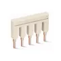 WAGO 2002-405 ponticello push-in, a 5 vie, isolato, grigio chiaro