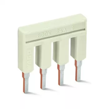 WAGO 2002-407 Ponticello push-in, 7 vie, isolato, grigio chiaro