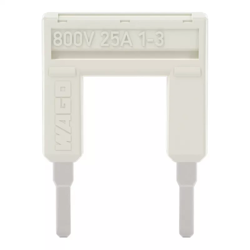 WAGO 2002-433 ponticello, da 1 a 3, isolato, 25 A, grigio chiaro