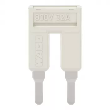WAGO 2004-402 ponticello push-in, a 2 vie, isolato, grigio chiaro