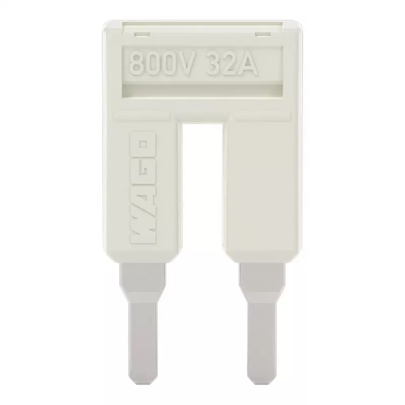 WAGO 2004-402 ponticello push-in, a 2 vie, isolato, grigio chiaro