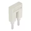 WAGO 2004-402 ponticello push-in, a 2 vie, isolato, grigio chiaro