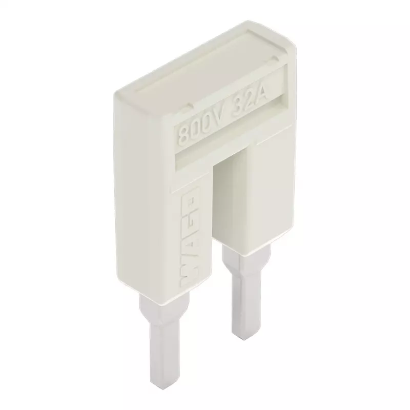 WAGO 2004-402 ponticello push-in, a 2 vie, isolato, grigio chiaro