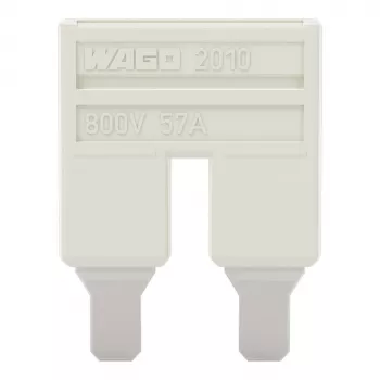 WAGO 2010-402 ponticello push-in, a 2 vie, isolato, grigio chiaro
