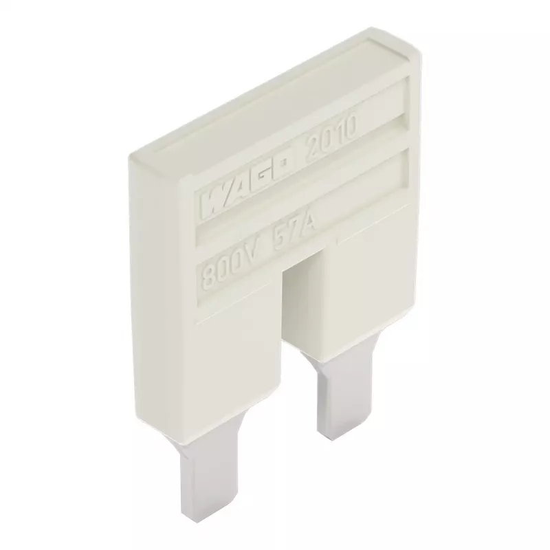 WAGO 2010-402 ponticello push-in, a 2 vie, isolato, grigio chiaro
