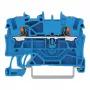 WAGO 2202-1204 morsetto passante a 2 conduttori con pulsante, 2,5 mm, blu