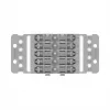 WAGO 221-2505 Supporto di montaggio con scarico di trazione, 5 vie, grigio