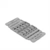 WAGO 221-2505 Supporto di montaggio con scarico di trazione, 5 vie, grigio