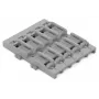 WAGO 221-2525 Adattatore di montaggio per morsetti di collegamento serie 221, confezione da 5, grigio