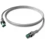 EasyLan Cavo patch DualBoot PushPull Cat.6a S/FTP 10m - grigio