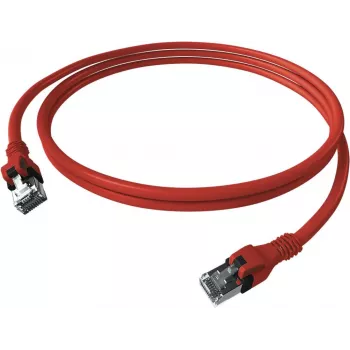 EasyLan saCon Cavo patch DualBoot S/FTP rosso 1,0m Cat.6A