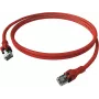 EasyLan CPP1ORARAR0020 Cavo patch DualBoot Push Cat.6A schermato rosso 2.0m