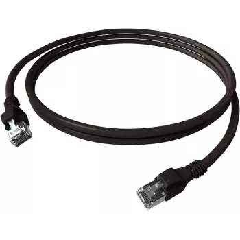EasyLan saCon DualBoot Push cavo patch Cat.6A S/FTP LSZH nero 7,5m