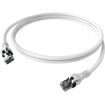 EasyLan saCon DualBoot cavo patch S/FTP bianco 7,5m Cat.6A