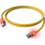 EasyLan DualBoot cavo patch LED RJ45 S/FTP Cat.6A (Class EA) con connettore saCon, LSOH, giallo, 7,5 m
