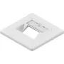 EasyLan CKVDUSL2R telaio portamoduli Keystone - 2 Port - bianco - montaggio a incasso