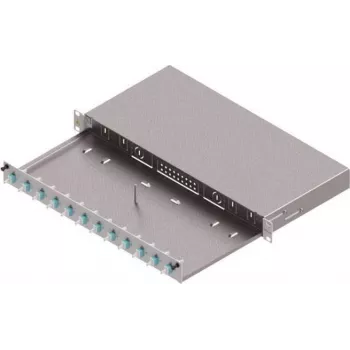 ZVK EasyLan pannello patch fibra ottica Basic LSB0B223 Grade C 1U 12 porte 12x LC-Duplex OM3 - fibra ottica (LSB0B223)